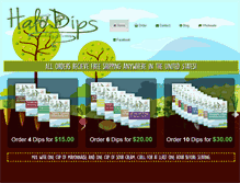 Tablet Screenshot of halodips.com